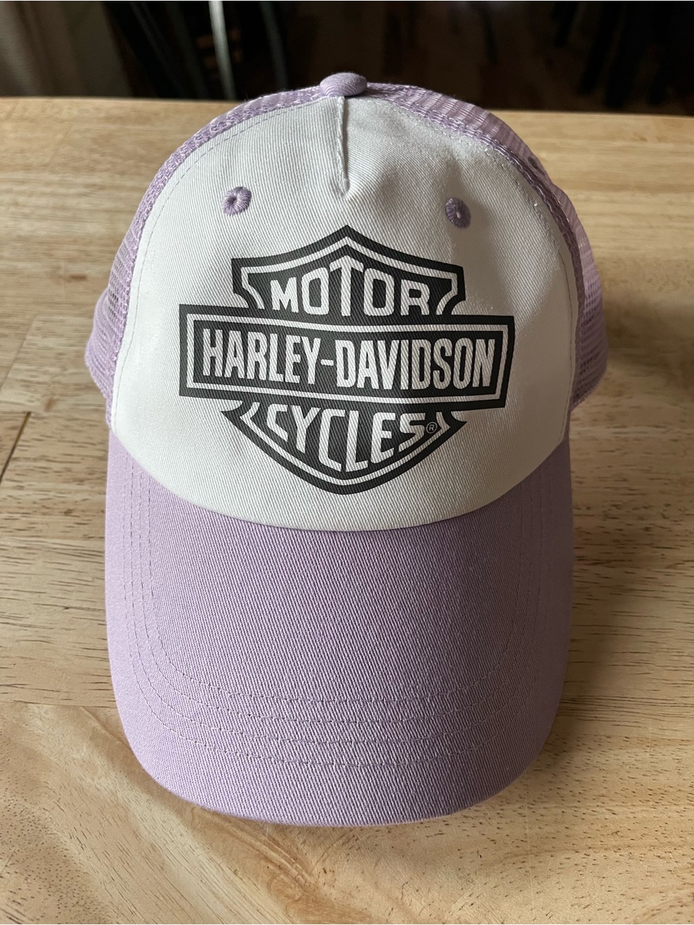 Harley-Davidson Women’s Lilac and White Cap